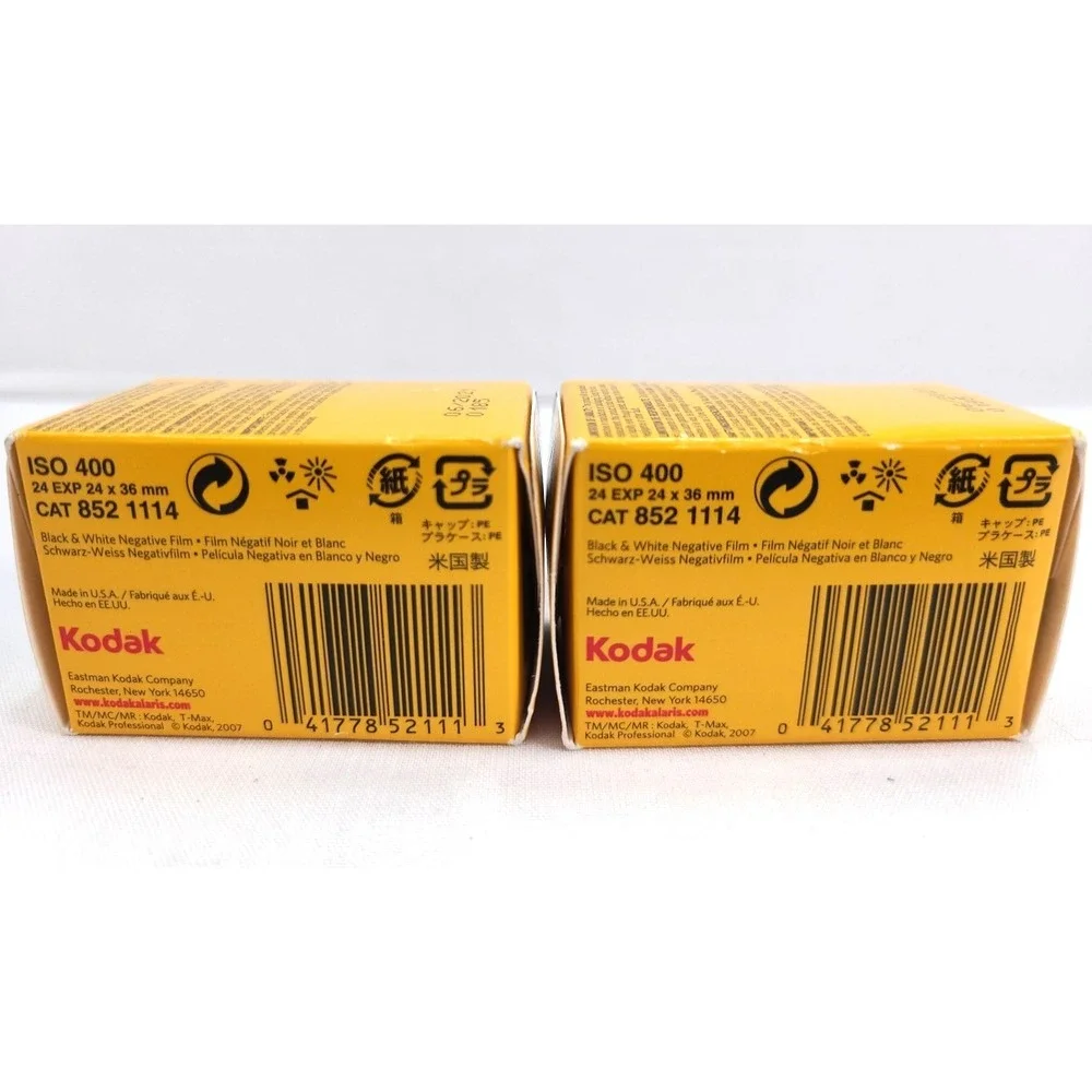 2 Kodak Professional 400 T-Max Black And White Negative Film 135-24 EXP‎ 06/2021